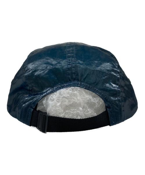SUPREME（シュプリーム）Supreme (シュプリーム) 18SS Coated Linen Camp Cap ネイビーの古着・服飾アイテム