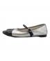 repetto (レペット) Georgiana メリージェーン（ジョージアナ） シルバー×ブラック サイズ:SIZE 36：10000円