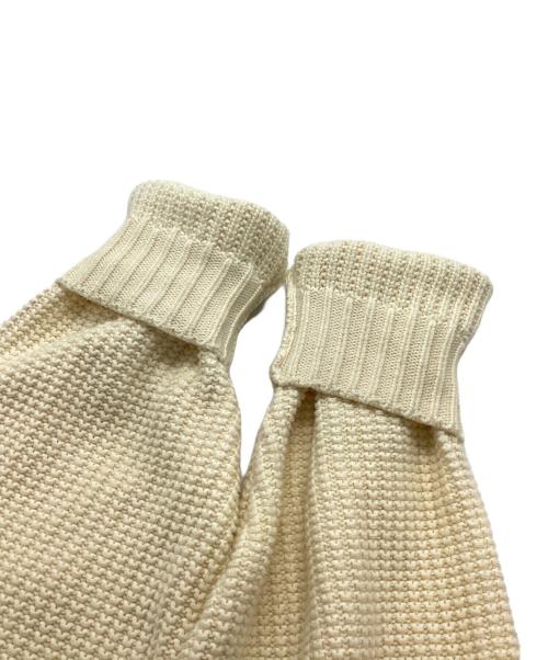 son of the cheese（（サノバチーズ））son of the cheese (（サノバチーズ）) チルデンセーター / ASYMMETRY V KNIT ホワイト サイズ:SIZELの古着・服飾アイテム