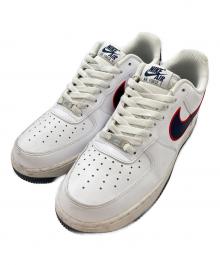 NIKE（ナイキ）の古着「Women's Air Force 1 Low "Houston Comets Four-Peat/White"（ウィメンズ エア フォース ワン ロー ヒューストン コメッツ フォーピート ホワイト）」｜ホワイト×レッド