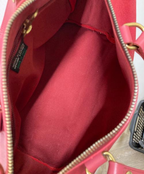 IL BISONTE（イル ビゾンテ）IL BISONTE (イル ビゾンテ) 2WAYバッグ レッドの古着・服飾アイテム