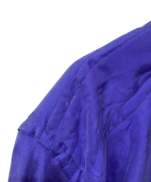 GOOUCH（グーチ）GOOUCH (グーチ) オールドシルクブルゾン ブルー サイズ:Lの古着・服飾アイテム