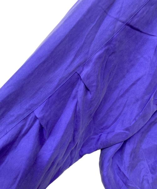 GOOUCH（グーチ）GOOUCH (グーチ) オールドシルクブルゾン ブルー サイズ:Lの古着・服飾アイテム