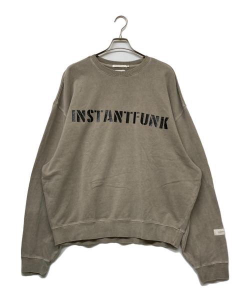NUMBER (N)INE（ナンバーナイン）NUMBER (N)INE (ナンバーナイン) Instant Funk ロゴスウェット グレー サイズ:2の古着・服飾アイテム
