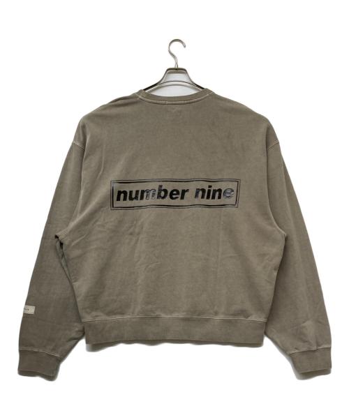 NUMBER (N)INE（ナンバーナイン）NUMBER (N)INE (ナンバーナイン) Instant Funk ロゴスウェット グレー サイズ:2の古着・服飾アイテム