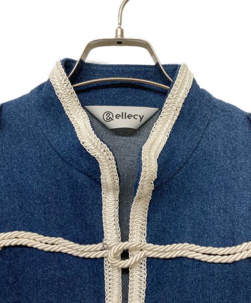 &ellecy（アンドエルシー）&ELLECY (アンドエルシー) デニムナポレオンシャツ インディゴ サイズ:Mの古着・服飾アイテム