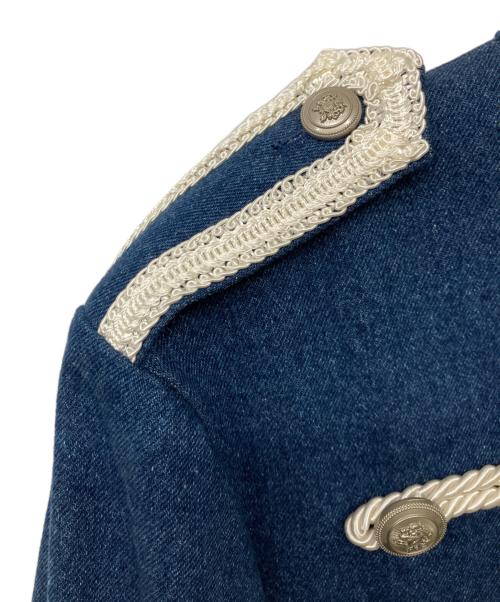&ellecy（アンドエルシー）&ELLECY (アンドエルシー) デニムナポレオンシャツ インディゴ サイズ:Mの古着・服飾アイテム