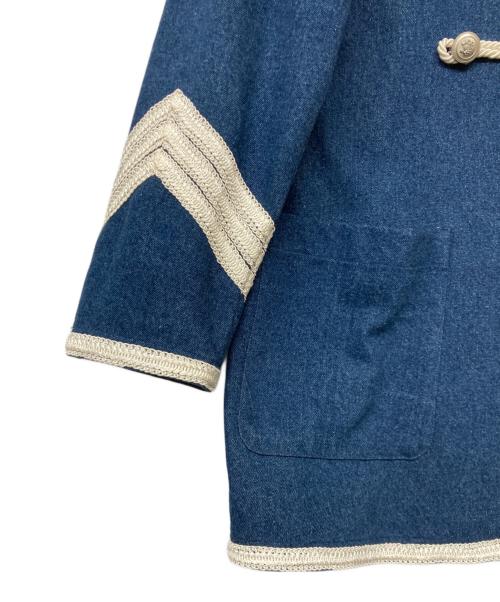 &ellecy（アンドエルシー）&ELLECY (アンドエルシー) デニムナポレオンシャツ インディゴ サイズ:Mの古着・服飾アイテム