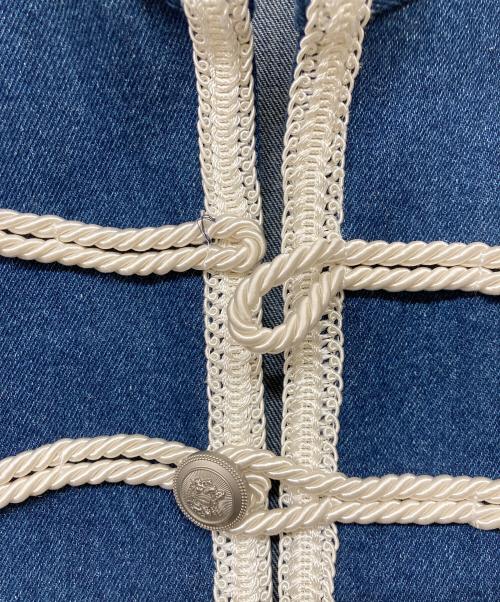 &ellecy（アンドエルシー）&ELLECY (アンドエルシー) デニムナポレオンシャツ インディゴ サイズ:Mの古着・服飾アイテム