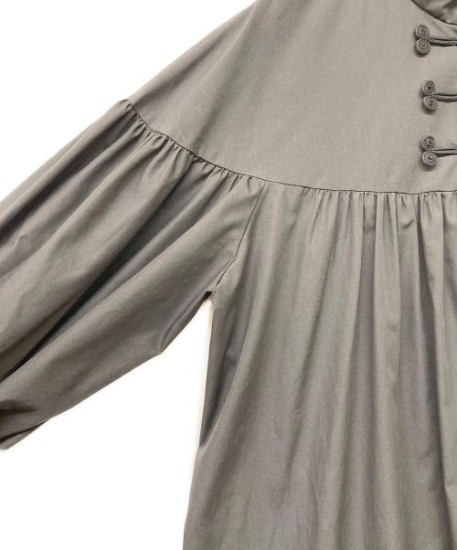 &ellecy（アンドエルシー）&ELLECY (アンドエルシー) チャイナボタンブラウス ブラック サイズ:SIZE Mの古着・服飾アイテム