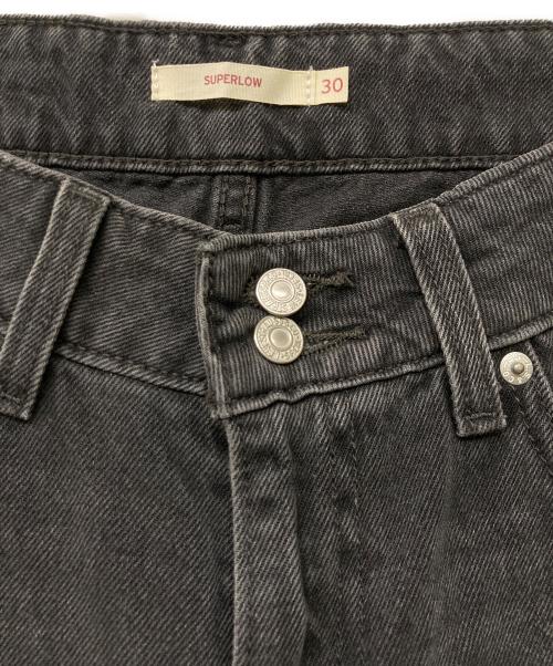LEVI'S（リーバイス）LEVI'S (リーバイス) SUPERLOW LOOSE デニムパンツ ブラック サイズ:SIZEW30の古着・服飾アイテム