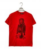 UNDERCOVERアンダーカバー）の古着「プリントTシャツ」｜レッド