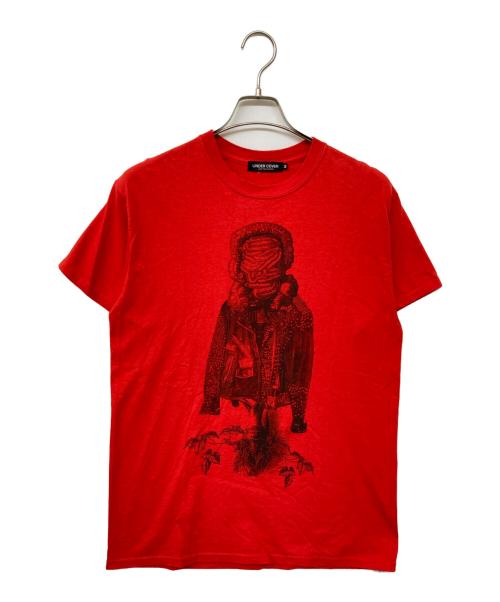 UNDERCOVER（アンダーカバー）UNDERCOVER (アンダーカバー) プリントTシャツ レッド サイズ:Mの古着・服飾アイテム