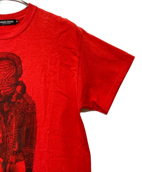 UNDERCOVER（アンダーカバー）UNDERCOVER (アンダーカバー) プリントTシャツ レッド サイズ:Mの古着・服飾アイテム