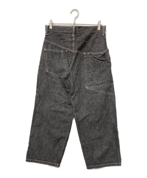 Y's（ワイズ）Y's (ワイズ) 変形ポケットデニムパンツ グレー サイズ:SIZE 1の古着・服飾アイテム