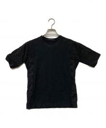 JUNYA WATANABE COMME des GARCONS（(ジュンヤワタナベ コムデギャルソン）の古着「レースドッキングカットソー」｜ブラック