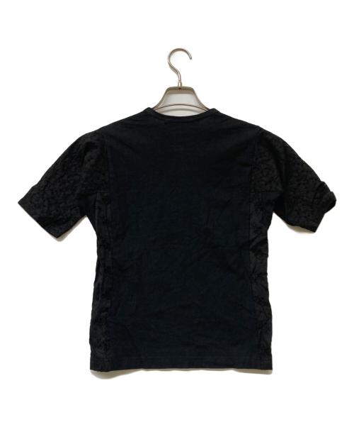 JUNYA WATANABE COMME des GARCONS（(ジュンヤワタナベ コムデギャルソン）JUNYA WATANABE COMME des GARCONS ((ジュンヤワタナベ コムデギャルソン) レースドッキングカットソー ブラック サイズ:Freeの古着・服飾アイテム