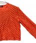 中古・古着 tricot COMME des GARCONS (トリココムデギャルソン) ドット柄カットソー レッド×ホワイト サイズ:SIZE Free：5000円