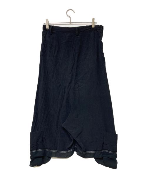 LIMI feu（リミフゥ）LIMI feu (リミフゥ) ステッチデザインパンツ ブラック サイズ:SIZE Sの古着・服飾アイテム