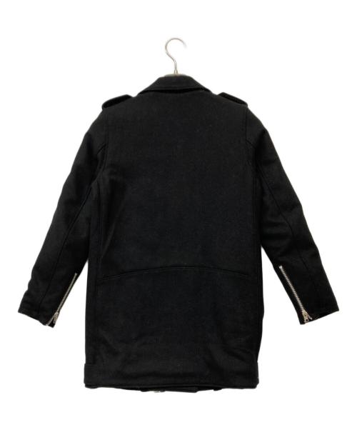 SCHOTT BROS.（ショットブロス）SCHOTT BROS. (ショットブロス) メルトンライダースコート ブラック サイズ:Sの古着・服飾アイテム
