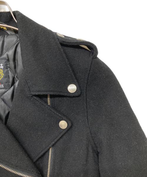 SCHOTT BROS.（ショットブロス）SCHOTT BROS. (ショットブロス) メルトンライダースコート ブラック サイズ:Sの古着・服飾アイテム