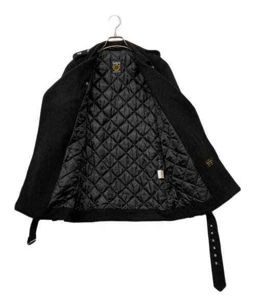 SCHOTT BROS.（ショットブロス）SCHOTT BROS. (ショットブロス) メルトンライダースコート ブラック サイズ:Sの古着・服飾アイテム