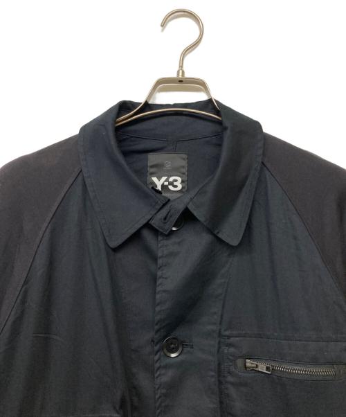 Y-3（ワイスリー）Y-3 (ワイスリー) 袖切替デザインコート ブラック サイズ:Sの古着・服飾アイテム