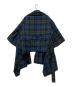furfur (ファーファー) ウールチェックドルマンコート ブルー×グリーン サイズ:なし：6000円