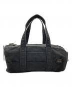 PORTERポーター）の古着「PORTER SMOKY （ポーター スモーキー）ミニボストンバッグ」｜ブラック
