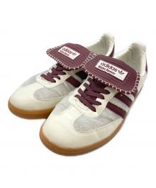 adidas×WALES BONNER（アディダス×ウェールズボナー）の古着「Samba Pony Tonal Low（サンバ ポニー トーナル ロー）」｜ホワイト×ブラウン
