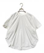 ENFOLDエンフォルド）の古着「25AW WING-SLEEVES PULLOVER（25AW　ウィング スリーブス プルオーバー）」｜ホワイト
