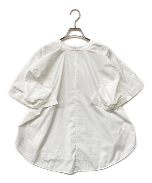 ENFOLD（エンフォルド）ENFOLD (エンフォルド) 25AW WING-SLEEVES PULLOVER（25AW　ウィング スリーブス プルオーバー） ホワイト サイズ:SIZE 38の古着・服飾アイテム