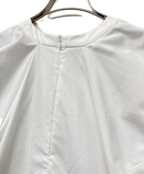 ENFOLD（エンフォルド）ENFOLD (エンフォルド) 25AW WING-SLEEVES PULLOVER（25AW　ウィング スリーブス プルオーバー） ホワイト サイズ:SIZE 38の古着・服飾アイテム