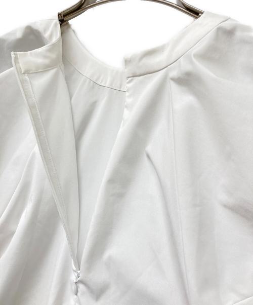 ENFOLD（エンフォルド）ENFOLD (エンフォルド) 25AW WING-SLEEVES PULLOVER（25AW　ウィング スリーブス プルオーバー） ホワイト サイズ:SIZE 38の古着・服飾アイテム