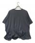 ENFOLD (エンフォルド) CURVE LAYERED-HEM T-SHIRT/カーブレイヤードヘムTシャツ グレー サイズ:38：5000円