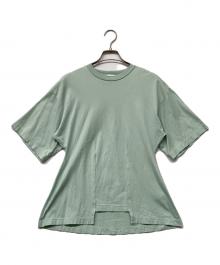 ENFOLD（エンフォルド）の古着「SHAPE T-SHIRT(シェイプ ティーシャツ)」｜ミントグリーン