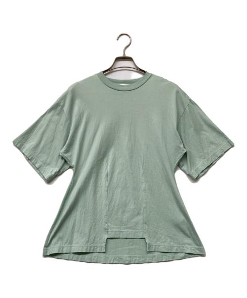 ENFOLD（エンフォルド）ENFOLD (エンフォルド) SHAPE T-SHIRT(シェイプ ティーシャツ) ミントグリーン サイズ:SIZE38の古着・服飾アイテム