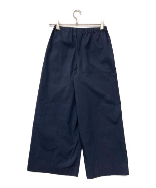 ENFOLD（エンフォルド）ENFOLD (エンフォルド) C/Peタイプライターリラックスゴムワイドパンツ ネイビー サイズ:SIZE34の古着・服飾アイテム