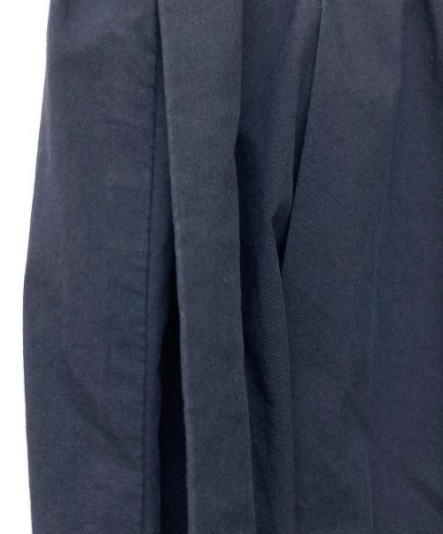 ENFOLD（エンフォルド）ENFOLD (エンフォルド) C/Peタイプライターリラックスゴムワイドパンツ ネイビー サイズ:SIZE34の古着・服飾アイテム