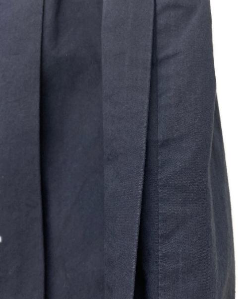 ENFOLD（エンフォルド）ENFOLD (エンフォルド) C/Peタイプライターリラックスゴムワイドパンツ ネイビー サイズ:SIZE34の古着・服飾アイテム