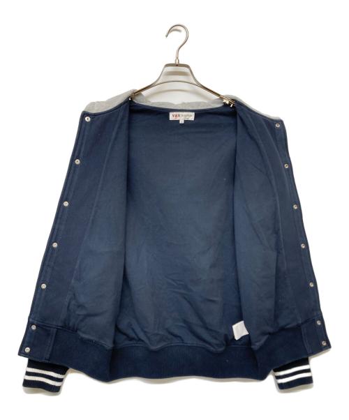 VAN（ヴァン）VAN (ヴァン) カットフードスタジアムジャンパー ネイビー×グレー サイズ:SIZE Mの古着・服飾アイテム