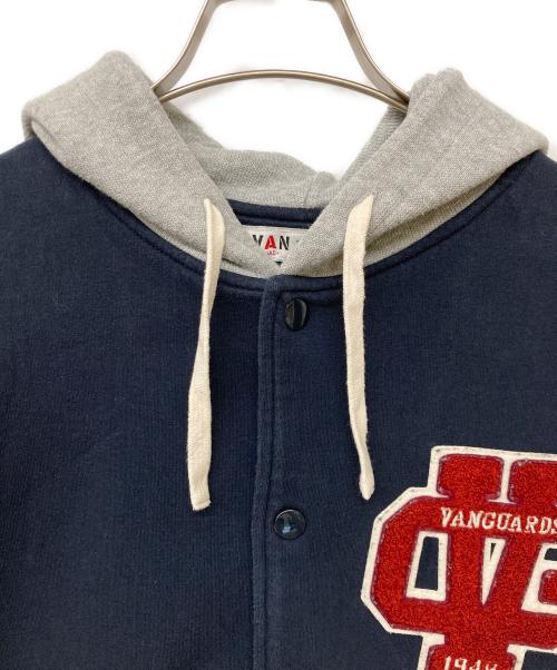 VAN（ヴァン）VAN (ヴァン) カットフードスタジアムジャンパー ネイビー×グレー サイズ:SIZE Mの古着・服飾アイテム