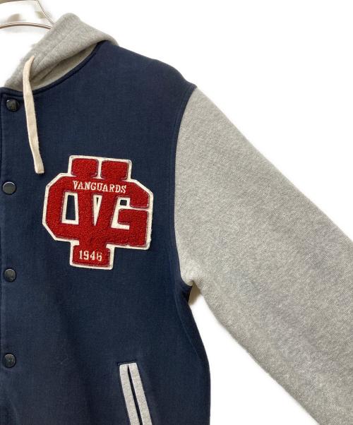 VAN（ヴァン）VAN (ヴァン) カットフードスタジアムジャンパー ネイビー×グレー サイズ:SIZE Mの古着・服飾アイテム