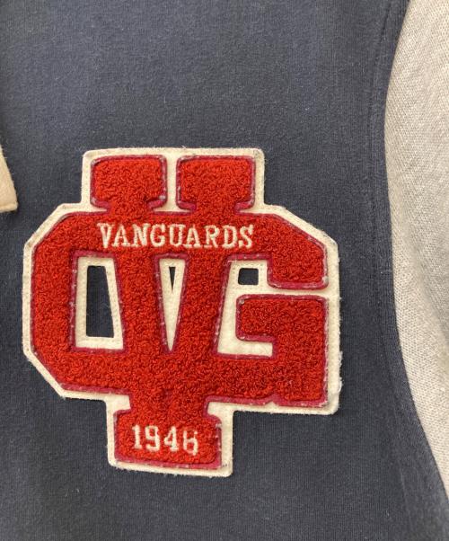 VAN（ヴァン）VAN (ヴァン) カットフードスタジアムジャンパー ネイビー×グレー サイズ:SIZE Mの古着・服飾アイテム