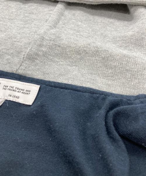 VAN（ヴァン）VAN (ヴァン) カットフードスタジアムジャンパー ネイビー×グレー サイズ:SIZE Mの古着・服飾アイテム