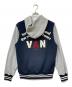 VAN (ヴァン) カットフードスタジアムジャンパー ネイビー×グレー サイズ:SIZE M：13000円