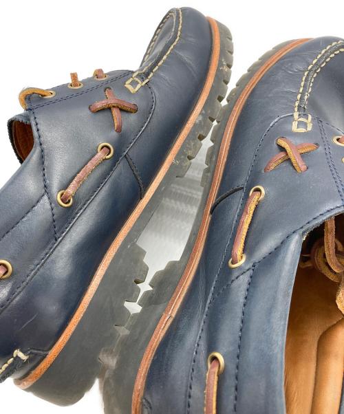 POLO RALPH LAUREN（ポロ・ラルフローレン）POLO RALPH LAUREN (ポロ・ラルフローレン) RANGER DECK（レンジャー デッキ） ネイビー×ブラウン サイズ:SIZE 27cmの古着・服飾アイテム