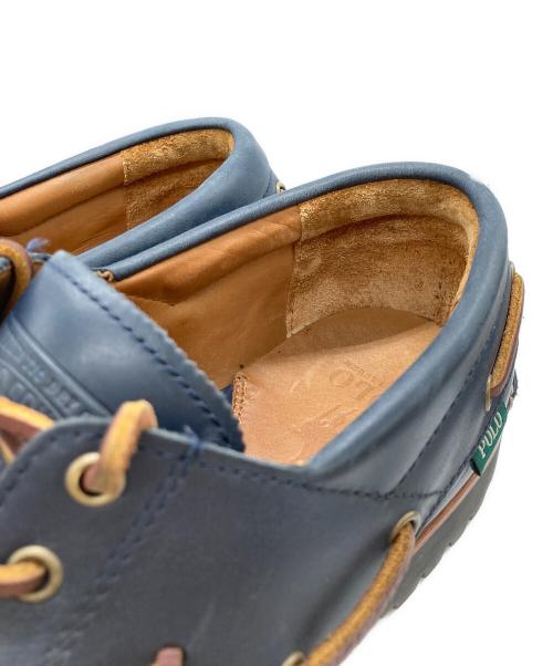 POLO RALPH LAUREN（ポロ・ラルフローレン）POLO RALPH LAUREN (ポロ・ラルフローレン) RANGER DECK（レンジャー デッキ） ネイビー×ブラウン サイズ:SIZE 27cmの古着・服飾アイテム