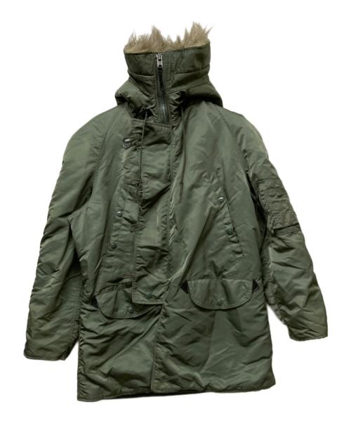 ALPHA（アルファ）ALPHA (アルファ) USA製 N-3Bフライトジャケット オリーブ サイズ:SMALLの古着・服飾アイテム