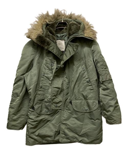 ALPHA（アルファ）ALPHA (アルファ) USA製 N-3Bフライトジャケット オリーブ サイズ:SMALLの古着・服飾アイテム